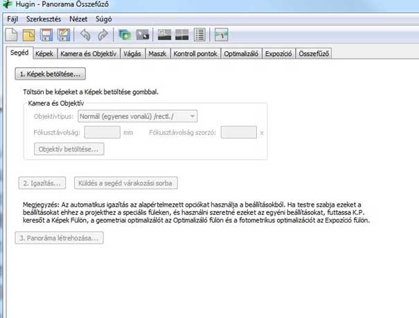 Panorámakép összefűzés